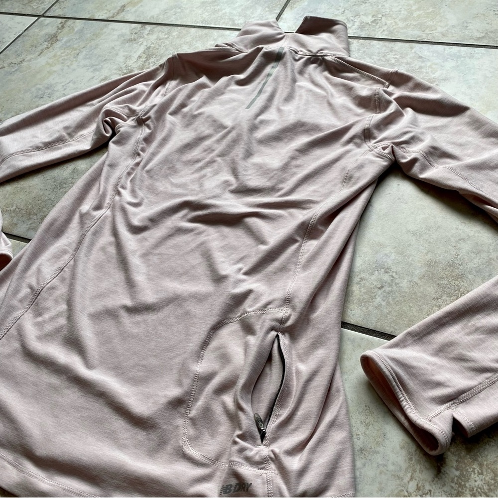 New Balance Women's Blush Pink Pullover 1/4 Zip Running Athletic Top Size Small - Picture 9 of 11